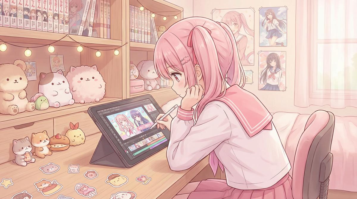 看片 - 看片：魔法少女变身全过程动漫解析